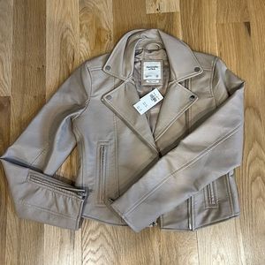 Abercrombie Vegan Leather Jacket